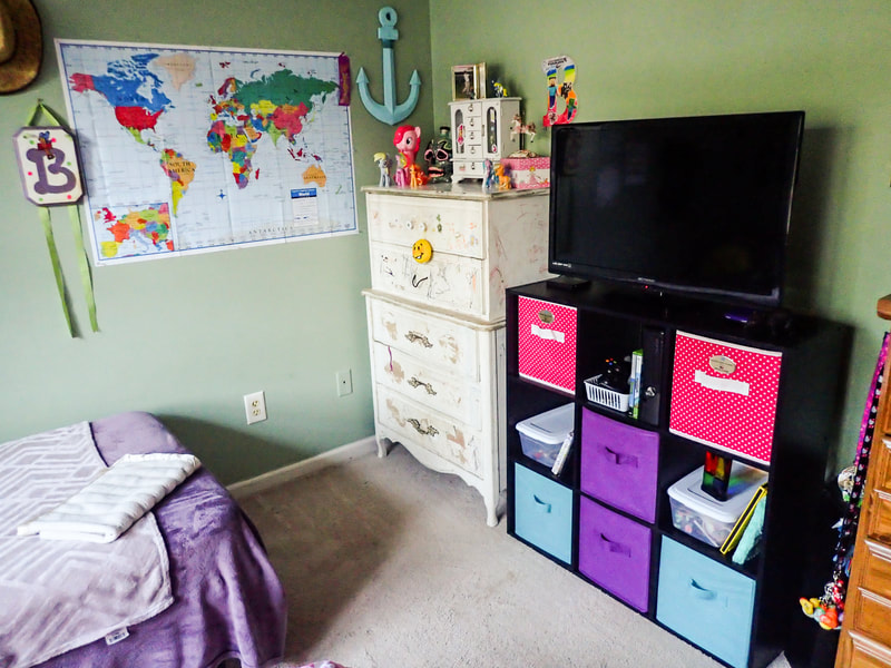 Kid's Bedroom. Children's Bedroom After. Professional Organizer Wilmington, NC. JAM Organizing.