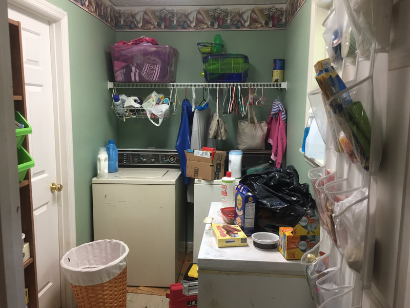 Laundry Room Organization. Professional Organizer Wilmington, NC. JAM Organizing.