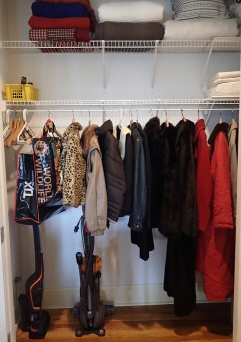 An organized closet. JAM Organizing: Professional Organizer in Wilmington, NC specializing in Home Organization and Home Office Organization. Blog Post: How to Organize Anything