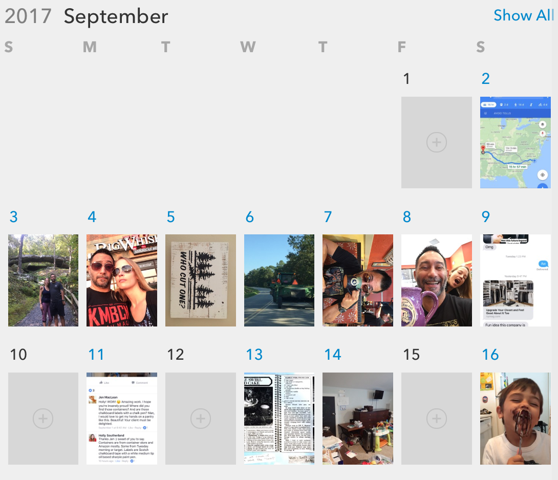 digital photo organizing mylio calendar view professional organizer wilmington nc